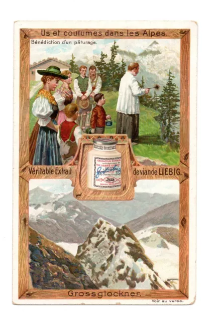 Chromo Liebig. US E Doganale Nel I Alpes. Benedizione di Un Pâturage