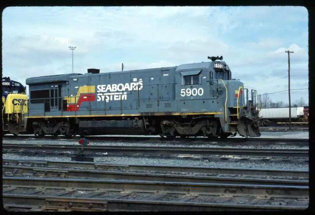 Original Rail Slide - SBD Seaboard System 5900 Jacksonville FL 2-16-1992