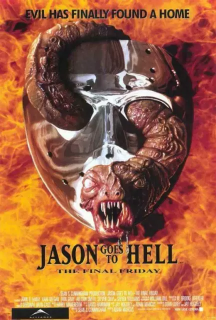 399358 Jason Goes to Hell The Final Friday Film WALL PRINT POSTER UK