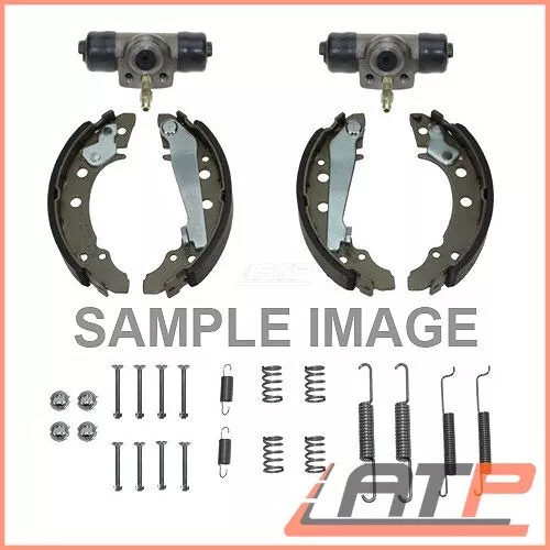 2x WHEEL BRAKE CYLINDER + BRAKE SHOE KIT SET REAR FOR FORD ESCORT MK 7 ALL 95-99