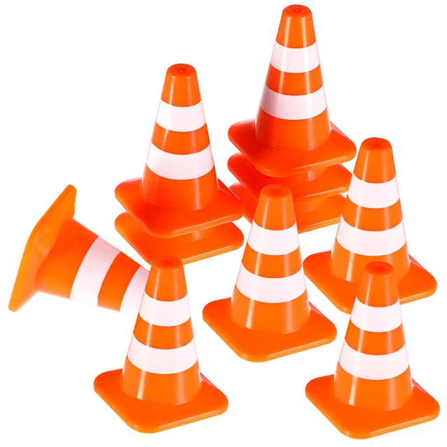 10 pz cartello stradale giocattolo cono controllo traffico cono calcio cono stradale