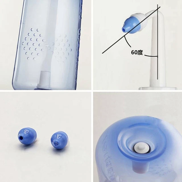 SINUS ALLERGIE RELIEF Nasal Pressure Rinse Neti pot Nose Wash Cleanser