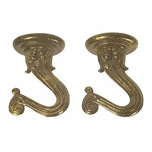 Westinghouse 7045100 Antique Brass Swag Hooks Kit