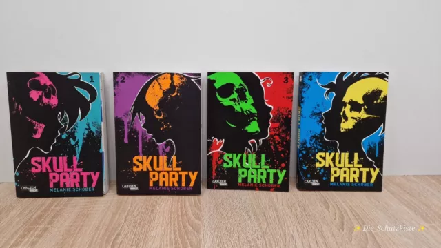 Skull Party / von Melanie Schober /  Komplettpack Band 1-4 / Manga