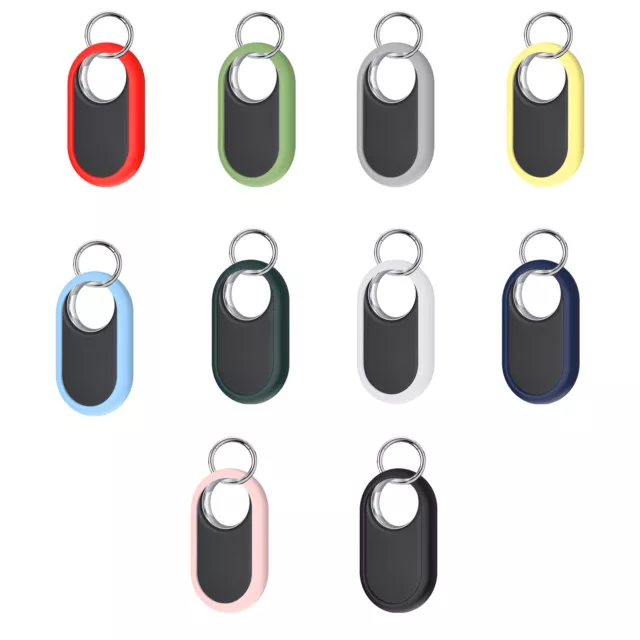 For Samsung Galaxy SmartTag 2 Silicone Holder Keyring Case Keychain Smart Tag