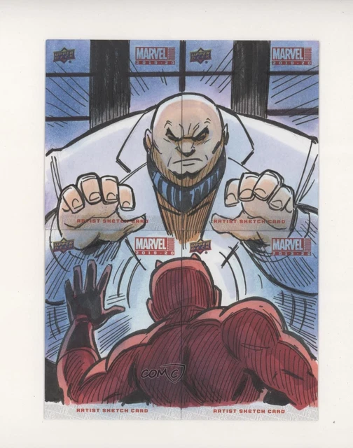 2019-20 Upper Deck Marvel Annual 1/1 Tim Shinn #SKT4 Auto Sketch 07yb