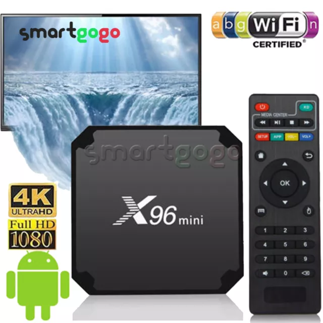 X96 Mini 2GB+16G Amlogic S905W Quad Core 4K WIFI Smart TV Box Android 7.1 BSG