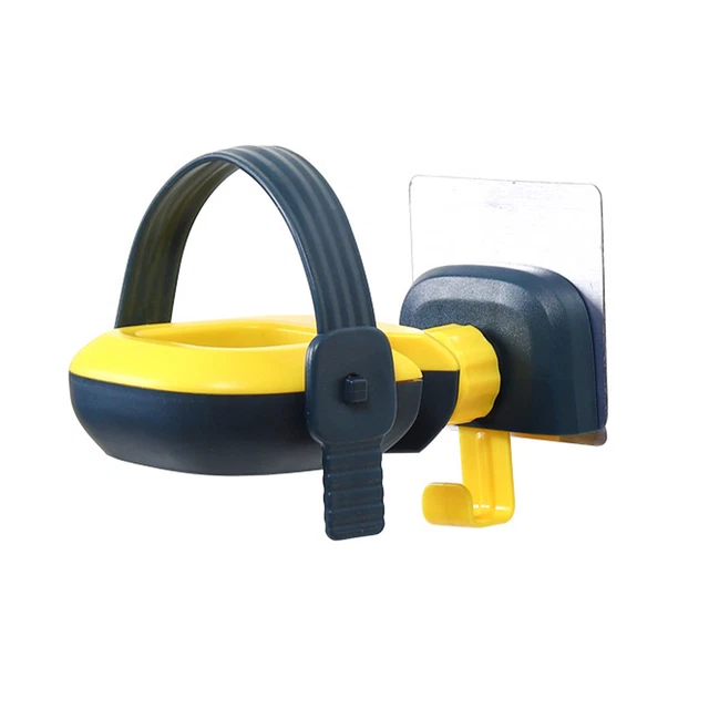 Porta asciugacapelli da appendere resistente rotante elegante senza soluzione di continuità