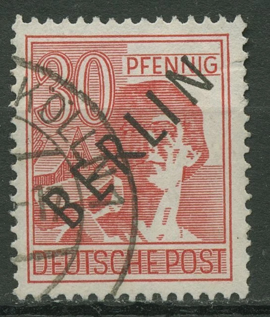 Berlin 1948 Schwarzaufdruck 11 gestempelt geprüft