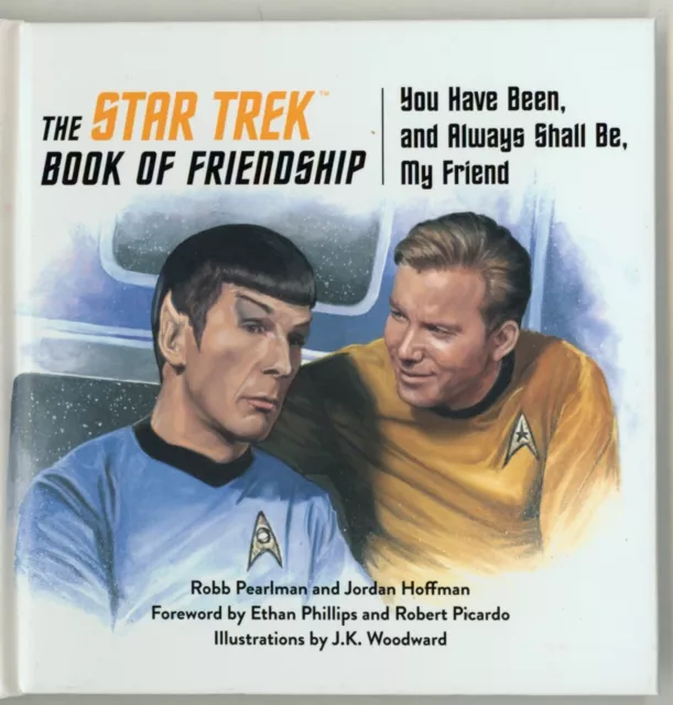 Star Trek Book of Friendship SIGNED by Artist JK Woodward Kirk Spock TNG DS9 +++
