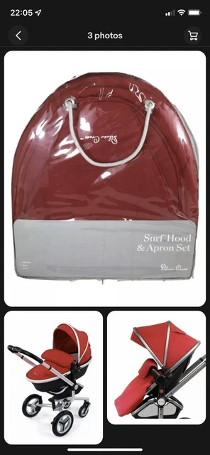 SILVER CROSS SURF 3 Hood Apron Set Pack Silver Cross 3 Colour