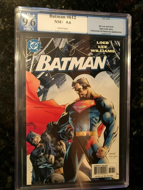 Batman 612 PGX 9.6 (not CGC) -Jim Lee Superman Vs. Batman