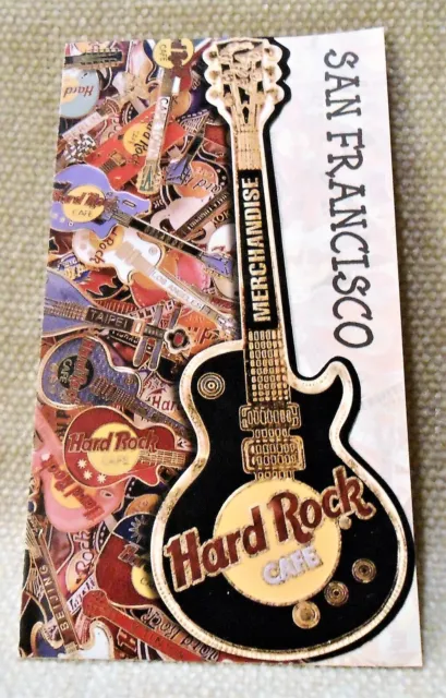 Hard Rock Cafe San Francisco Merchandise Pamphlet Brochure - See Pictures