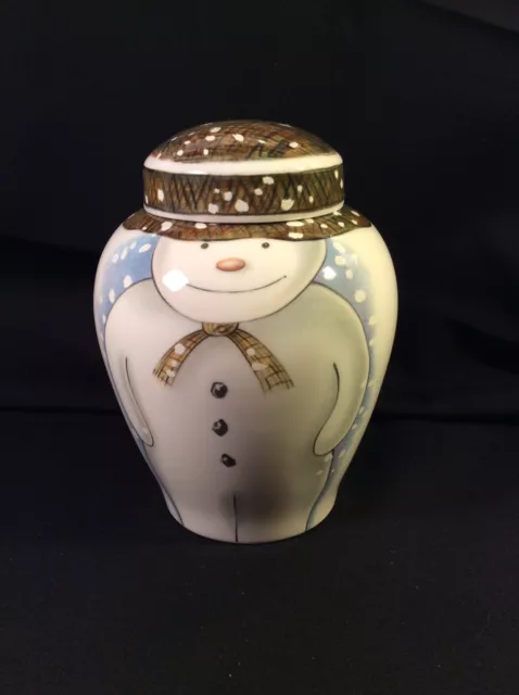 Gorgeous Royal Doulton Snowman Large Vintage “GINGER JAR”  “RARE” - VGC & Clean