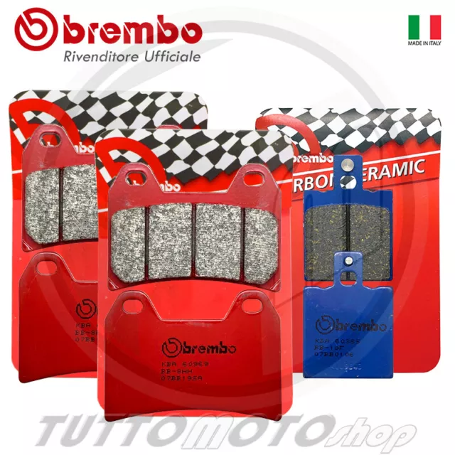 Kit Pastiglie Freno Brembo Ducati Monster 620 2002-2006 Anteriori Posteriori