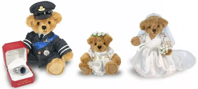 2011 Royal Family Wedding Prince William Kate Middleton Collectible Teddy Bears