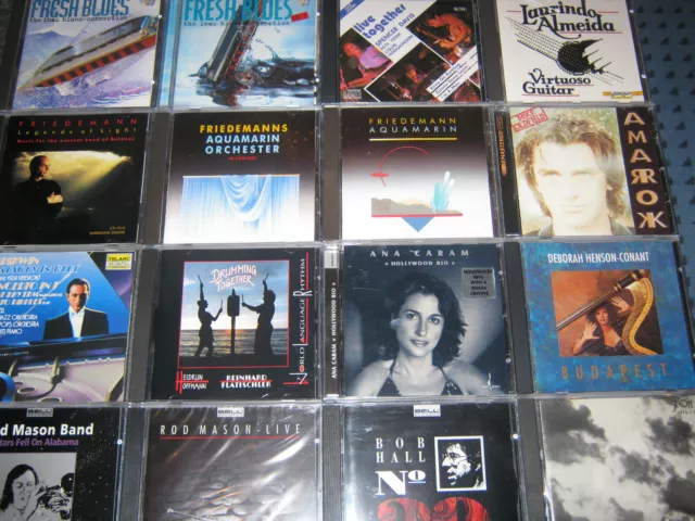 16 audiophile CDs Fresh Blues Friedemann Ana Caram Spencer Davies Mike Oldfield