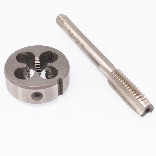Thread Pitch Gauge MaxTool 8-32 Hand Tap Set - HSS M2 Taper/Plug/Bottoming Taps (32 TPI) Tap & Die Sets