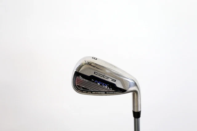 Cobra Max Single 8 Iron 35.5* RH 36.5 in Matrix White Tie Graphite Lite Flex