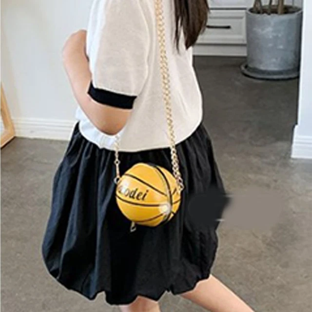 a tracolla per bambini Pacchetto cross-body Tasche da basket Catena di metallo