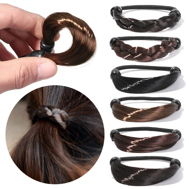 Moda Peinado Fijo Cuerda para Cabeza Cabezado Banda Elástica Anillo para Cabello
