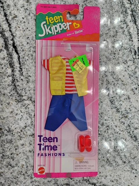 Barbie Mattel Teen Time Fashions Skipper or Courtney Doll 1996 Outfit NRFC NEW