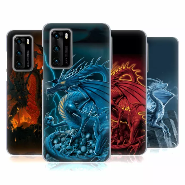 Official Vincent Hie Dragons 2 Soft Gel Case For Huawei Phones