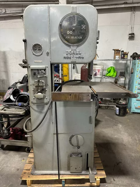 DoAll Model ML Vertical Bandsaw 16" Variable Speed Band Saw