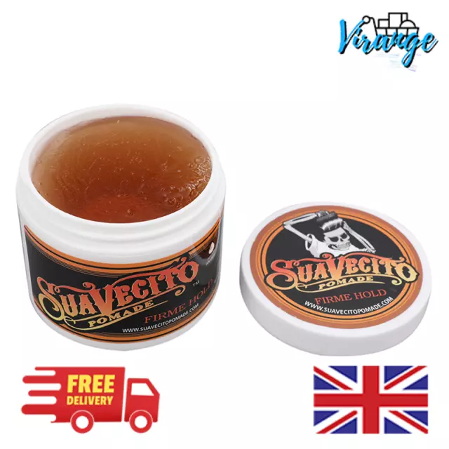 Suavecito Pomade Original Hold Strong Firme Hair Gel 120ml Free UK Delivery