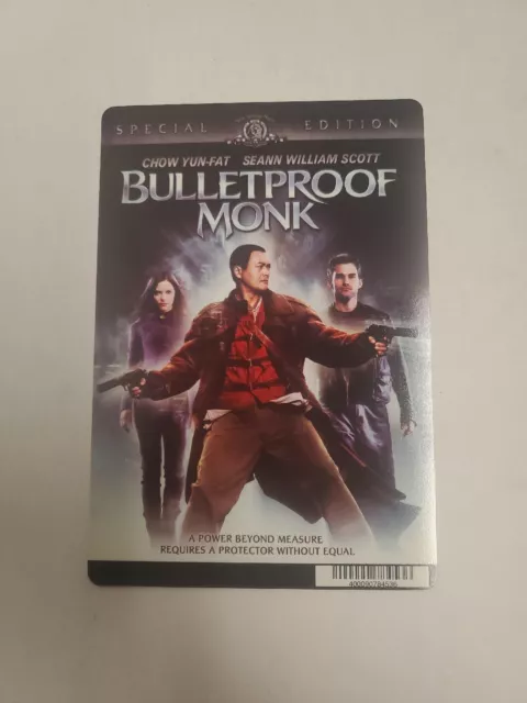 Bulletproof Monk BLOCKBUSTER SHELF DISPLAY DVD BACKER CARD ONLY 5.5"X8"