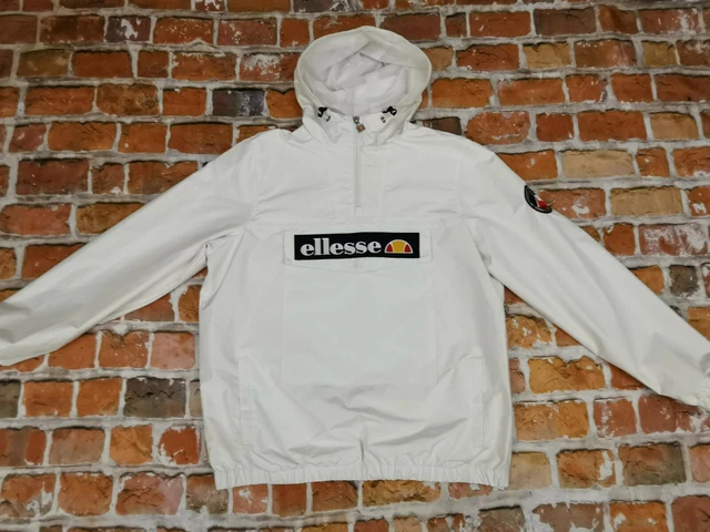 NEUF ELLESSE VINTAGE Veste MONT 2 OH Coupe Vent Blanc D contract