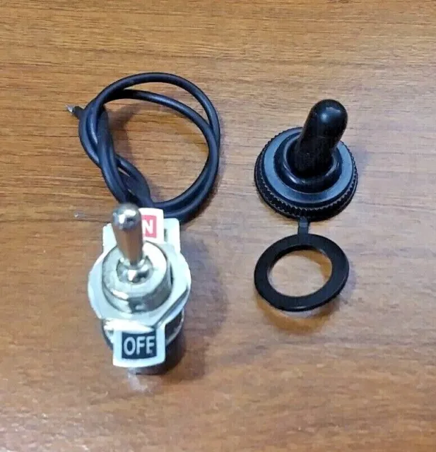 Heavy Duty Waterproof 2 Position On/Off Low Profile Toggle Switch