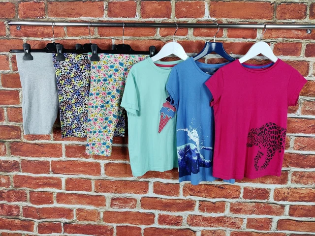 Girls Bundle Age 7-8 Years Next M&S Etc Jersey Shorts T-Shirts Summer Set 128Cm