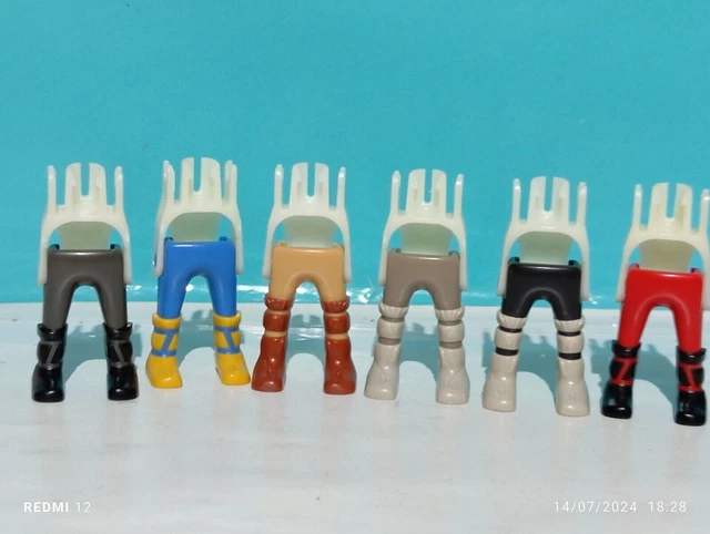 PLAYMOBIL X6 LARGES POIGNETS BEIGE NORDISTE YANKEE YANKEE NORDISTAS SÉRIE ROSE
