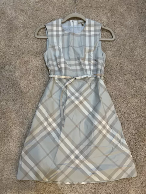 Classic Checkered Burberry dress women USA 2/ UK 4