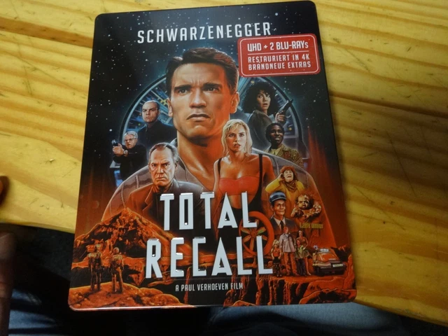 BLU RAY 4K Steelbook Total Recall Arnold Schwarzenegger Neuwertig EUR ...