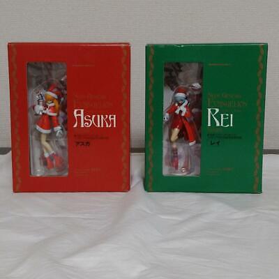 Neon Genesis Evangelion Rei Asuka Christmas Santa Cosplay Figure set of 2 Movic