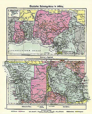 Deutsche Schutzgebiete Afrika Kamerun Togoland Damara Gando Adamaua RAHX 585