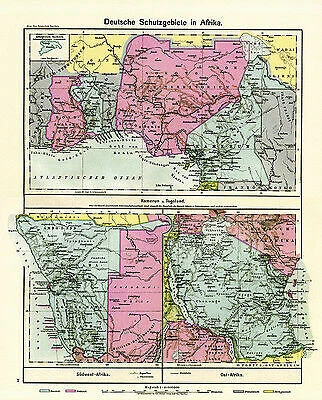 Deutsche Schutzgebiete Afrika Kamerun Togoland Damara Gando Adamaua RAHX 585