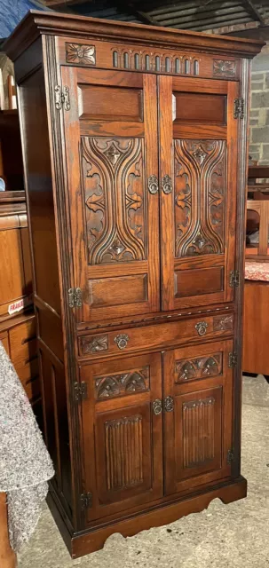 Superb Old Charm Drinks / Cocktail Cabinet  Bar Very Clean  2 Man Delivery