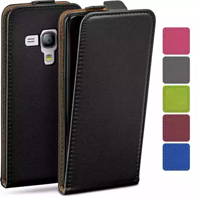 Hülle für Samsung Galaxy S3 Mini Flip Case Klapp Handy Tasche Etui Schutzhülle