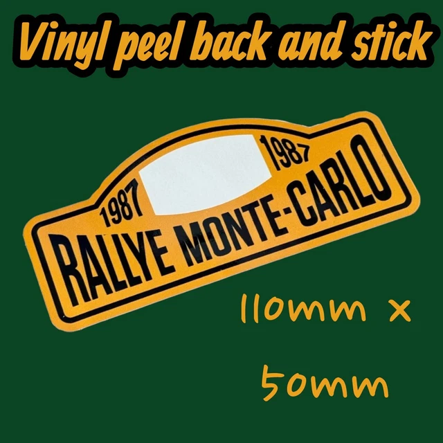 thumbnail image 2 of Rally Monte-Carlo 100 Years Sticker – 9cm, French Made, Vintage Auto Decal (RA029) 2 of 5
