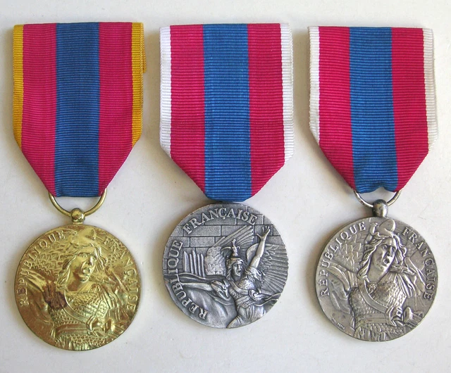 LOT DE 3 MEDAILLES DE LA DEFENSE NATIONALE - LEGION ETRANGERE
