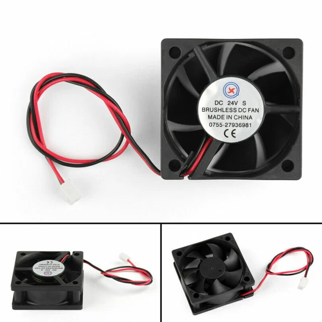 DC Brushless Cooling PC Computer Fan 24V 5020s 50x50x20mm 2 Pin Wire