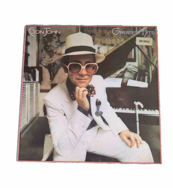 ELTON JOHN - GREATEST HITS SLEEVE & INNER SLEEVE EX CONDITION. Vinyl, DJH 442