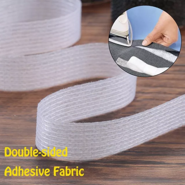 Interlining Iron on Apparel Adhesive fabric Sewing roll Double