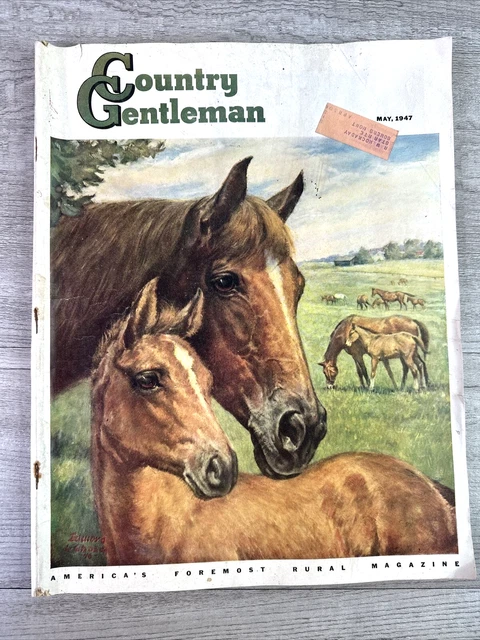 Retro Classig VINTAGE MAY 1947 Country Gentleman America's Foremost Rural Paperback ...