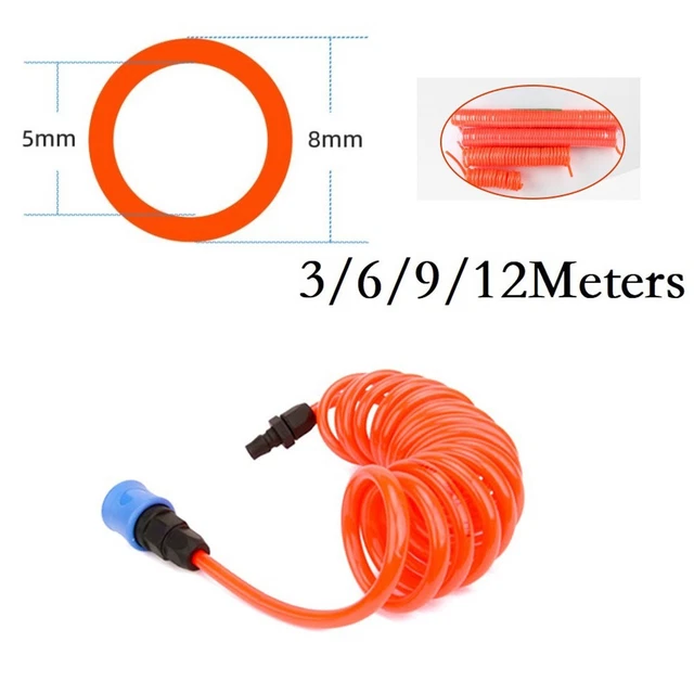 Tuyau Nylon Pour Compresseur Air - 300mm - Haute Pression - Accessoires Cuivre - Sans Huile