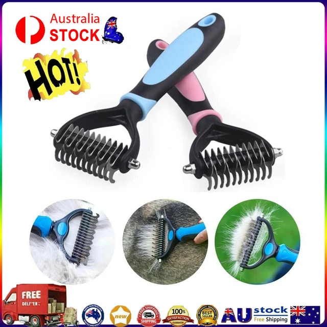 Pet Dog Cat Grooming Comb Brush Trimmer Tool Undercoat Rake Dematting Deshedding