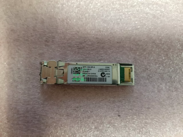 LOT (4x) Genuine Cisco SFP-10G-SR-S 10-3105-01 SFP+ 10GBASE-SR 850nm w/Hologram